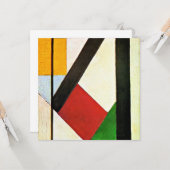 Samenstelling, beroemd kunstwerk van Theo van Does Kaart (Voorkant / Achterkant in situ)