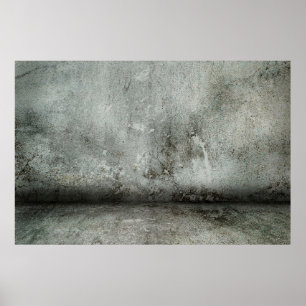 Samenstelling betonwand poster