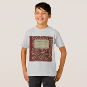 Samenstelling boek/student-leraar t-shirt (Voorkant volledig)