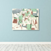 Samenstelling, c.1920 canvas afdruk (Insitu (Houten vloer))