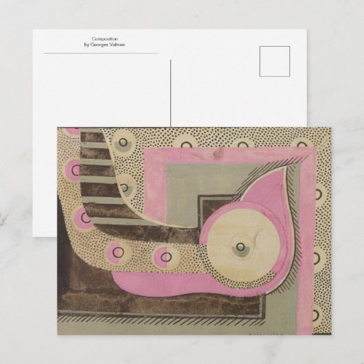 Samenstelling door Georges Valmier Briefkaart (Voorkant / Achterkant)