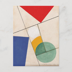 Samenstelling door Sophie Taeuber-Arp Briefkaart