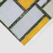 Samenstelling Geel en grijs, Mondriaan Tissuepapier (Detail)