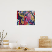 Samenstelling III door Franz Marc Poster (Keuken)