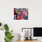 Samenstelling III door Franz Marc Poster (Thuiskantoor)