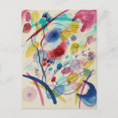 Samenstelling in Rood Blauw Groen Geel | Kandinsky Briefkaart (Voorkant)