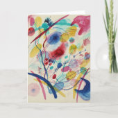 Samenstelling in Rood Blauw Groen Geel | Kandinsky Kaart (Voorkant)