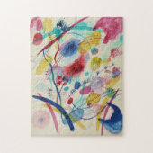 Samenstelling in Rood Blauw Groen Geel | Kandinsky Legpuzzel (Verticaal)