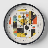 Samenstelling kleurrijke geometrische vormen (Voorkant)