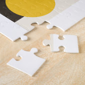 Samenstelling kleurrijke geometrische vormen legpuzzel (Zijkant)