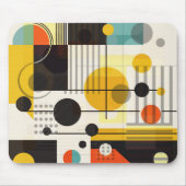 Samenstelling kleurrijke geometrische vormen muismat (Voorkant)