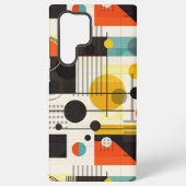 Samenstelling kleurrijke geometrische vormen samsung galaxy hoesje (Achterkant)