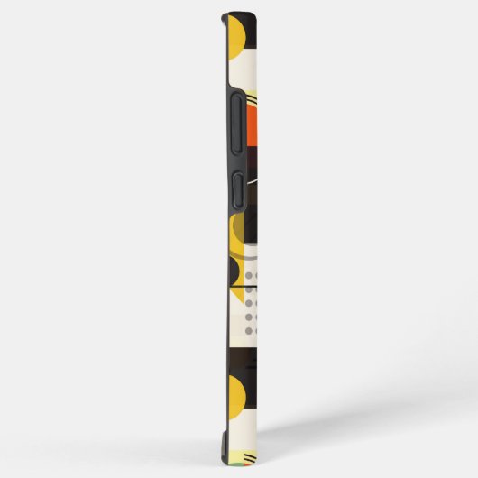 Samenstelling kleurrijke geometrische vormen samsung galaxy hoesje (Rechterkant)