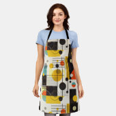 Samenstelling kleurrijke geometrische vormen schort (Gedragen)