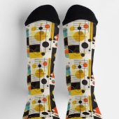 Samenstelling kleurrijke geometrische vormen sokken (Top)