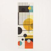 Samenstelling kleurrijke geometrische vormen yogamat (Achterkant)