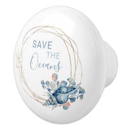 Samenstelling kustblauwe waterverf, aangepast Ce Keramische Knop