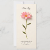 Samenstelling met bloem en dankbaarheid (Voorkant)