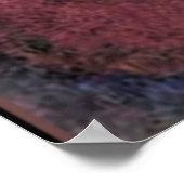 Samenstelling met cirkels en lijnencanvas afdrukke poster (Hoek)