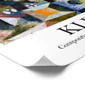 Samenstelling met de gele halve maan en de Y Poster (Hoek)