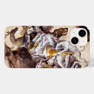 SAMENSTELLING MET DIEREN, HORSEN, DEERS, HONDEN Case-Mate iPhone 14 HOESJE