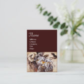 SAMENSTELLING MET DIEREN, HORSEN, DEERS, HONDEN VISITEKAARTJE (Staand voorkant)