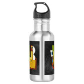 Samenstelling met gitaar, Amadeo de Souza-Cardoso Waterfles (Achterkant)