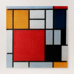 Samenstelling met groot rood vlak legpuzzel<br><div class="desc">Samenstelling met Large Red Plane, beroemd schilderij van Piet Mondrian</div>