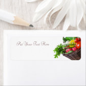 Samenstelling met ruwe groenten etiket (Insitu)