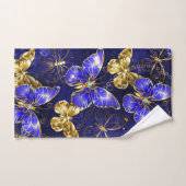 Samenstelling met sapphire Butterflies Bad Handdoek (Handdoek)
