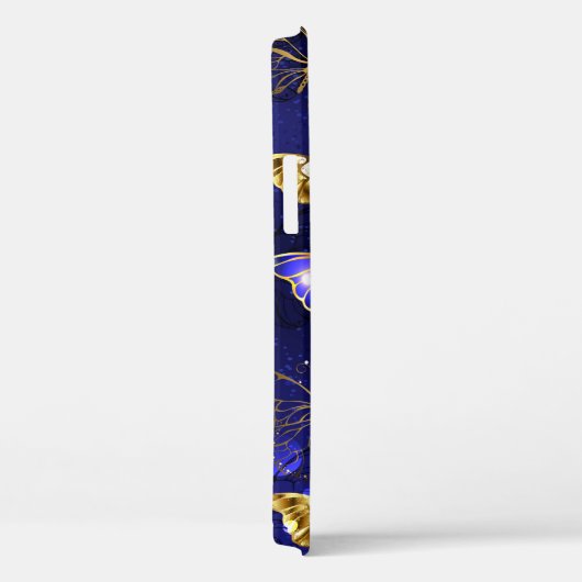 Samenstelling met sapphire Butterflies Case-Mate iPhone Case (Achterkant / Rechts)