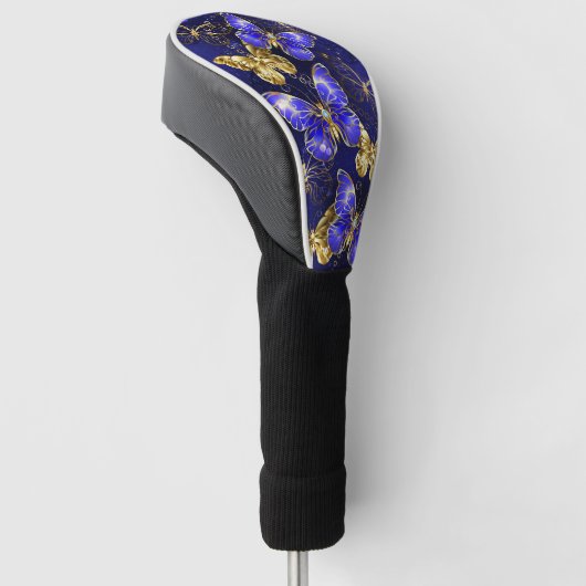 Samenstelling met sapphire Butterflies Golfheadcover (Schuin)