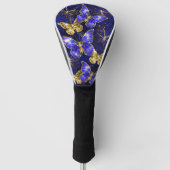 Samenstelling met sapphire Butterflies Golfheadcover (Voorkant)