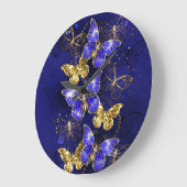 Samenstelling met sapphire Butterflies Grote Klok (Hoek)