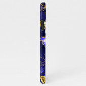 Samenstelling met sapphire Butterflies iPhone Hoesje (Rechterkant)