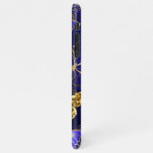 Samenstelling met sapphire Butterflies iPhone Hoesje (Linkerkant)