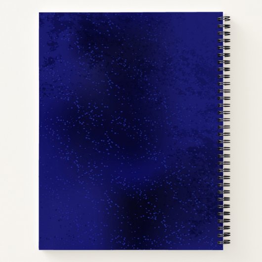 Samenstelling met sapphire Butterflies Notitieboek (Achterkant)