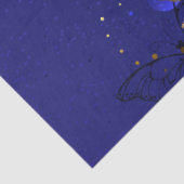 Samenstelling met sapphire Butterflies Tissuepapier (Detail)