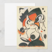 Samenstelling met Two Deer door Franz Marc (Voorkant / Achterkant)