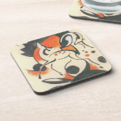 Samenstelling met Two Deer door Franz Marc Drankjes Onderzetter (Linkerzijde)