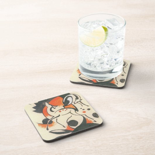 Samenstelling met Two Deer door Franz Marc Drankjes Onderzetter (Rechterzijde)