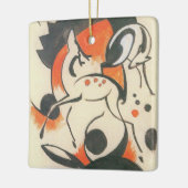 Samenstelling met Two Deer door Franz Marc Keramisch Ornament (Links)