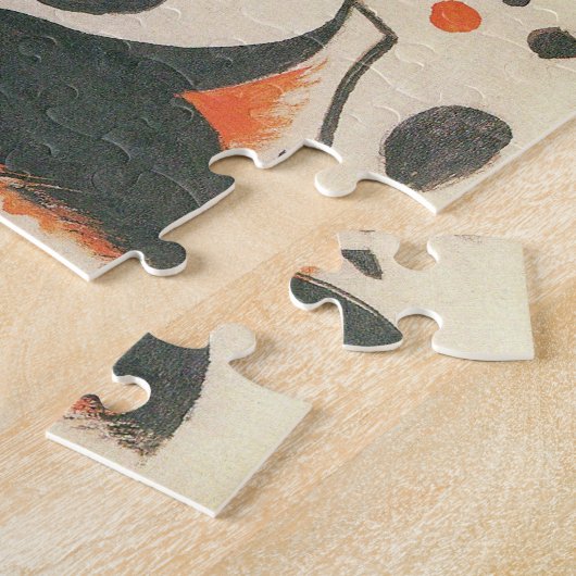 Samenstelling met Two Deer door Franz Marc Legpuzzel (Zijkant)