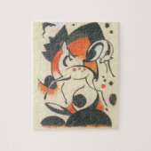 Samenstelling met Two Deer door Franz Marc Legpuzzel (Verticaal)