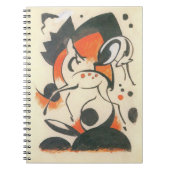 Samenstelling met Two Deer door Franz Marc Notitieboek (Voorkant)