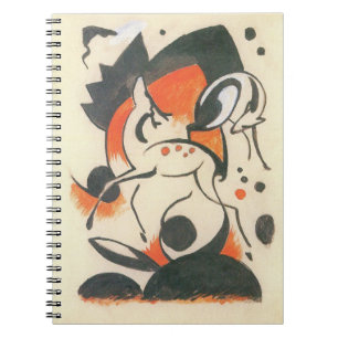 Samenstelling met Two Deer door Franz Marc Notitieboek