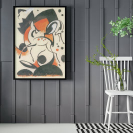 Samenstelling met Two Deer door Franz Marc Poster
