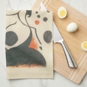 Samenstelling met Two Deer door Franz Marc Theedoek (Quarter Fold)