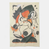 Samenstelling met Two Deer door Franz Marc Theedoek (Verticaal)