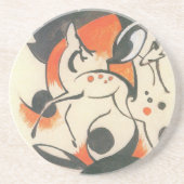 Samenstelling met Two Deer door Franz Marc Zandsteen Onderzetter (Voorkant)